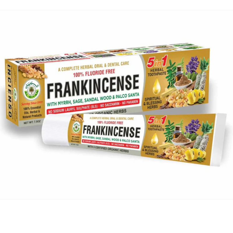 Adiva Naturals Frankincense Herbal Toothpaste Toothpaste White Smoke