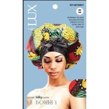 Mill's Beauty Supply LUX by QFitt Luxury Silky Satin Tie Bonnet Hair Accessories