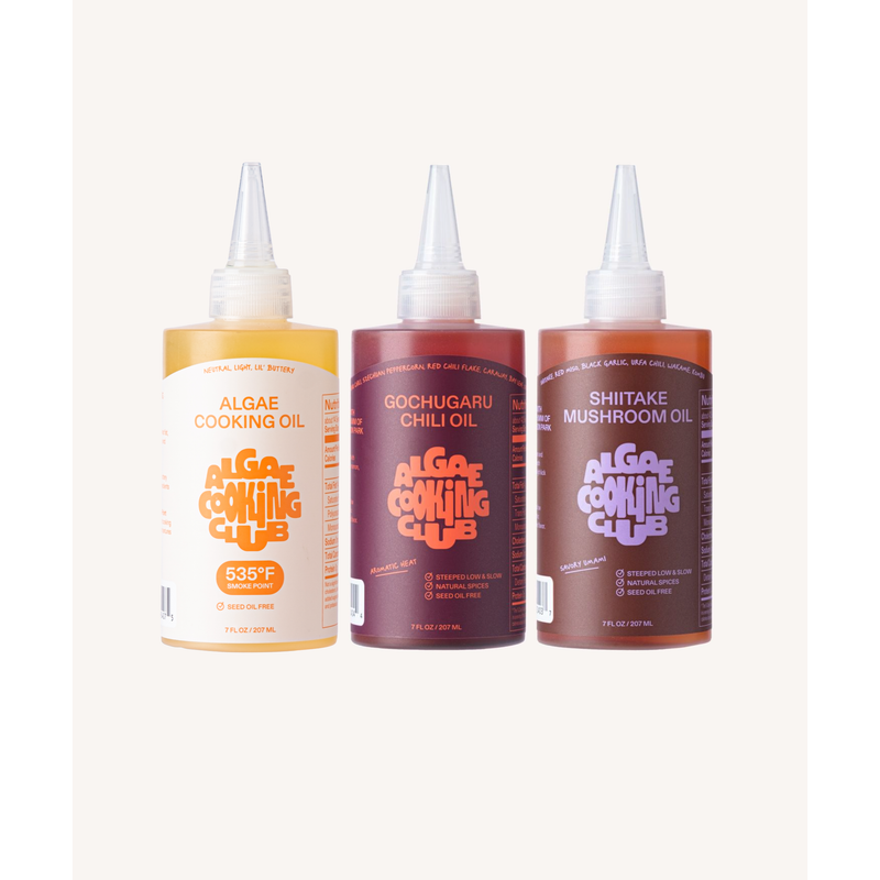 Algae Cooking Club Chef Squeeze Trio Oil