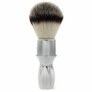 0 Alpha Brush & Shaving Co. T-400 Silver 24mm Shaving Brush
