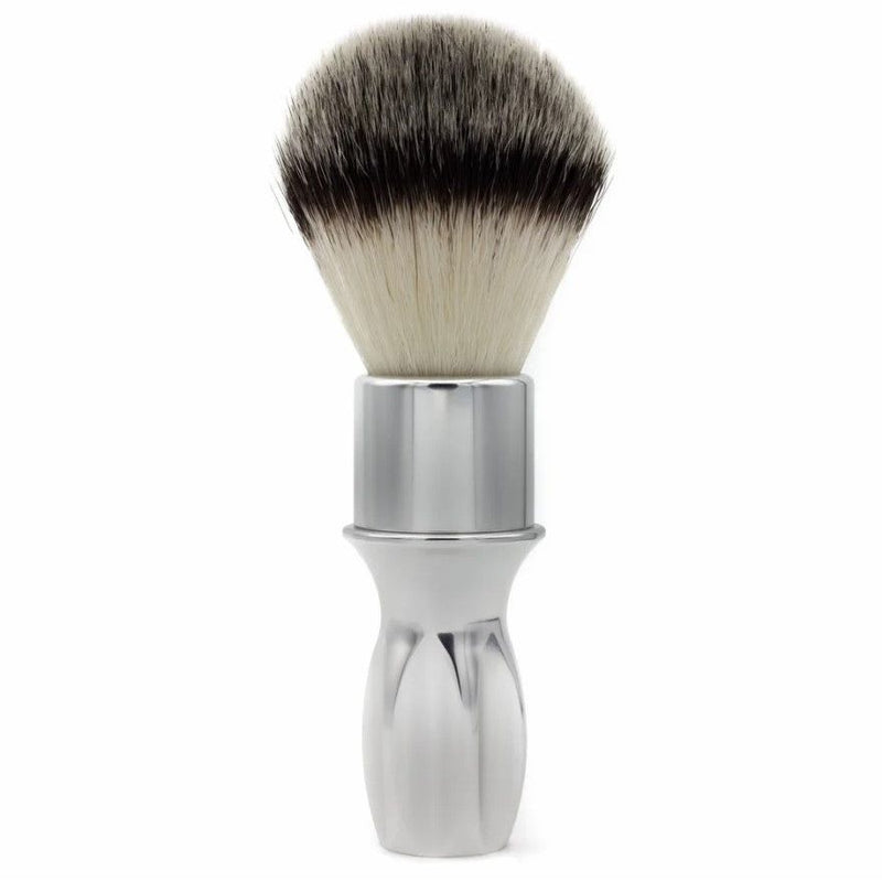 0 Alpha Brush & Shaving Co. T-400 Silver 24mm Shaving Brush
