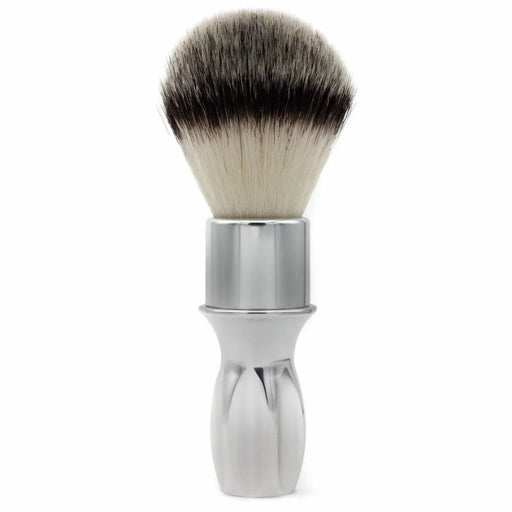 0 Alpha Brush & Shaving Co. T-400 Silver 24mm Shaving Brush