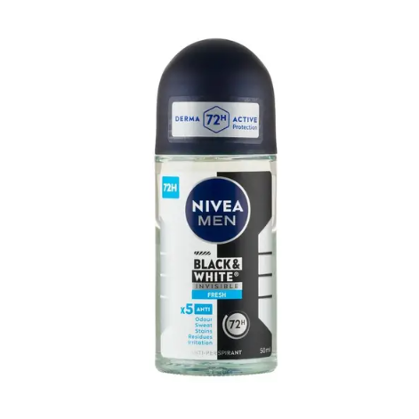 Nivea Nivea Black & White Invisible Fresh Anti-perspirant 72 H, 50ml Anti-Perspirant
