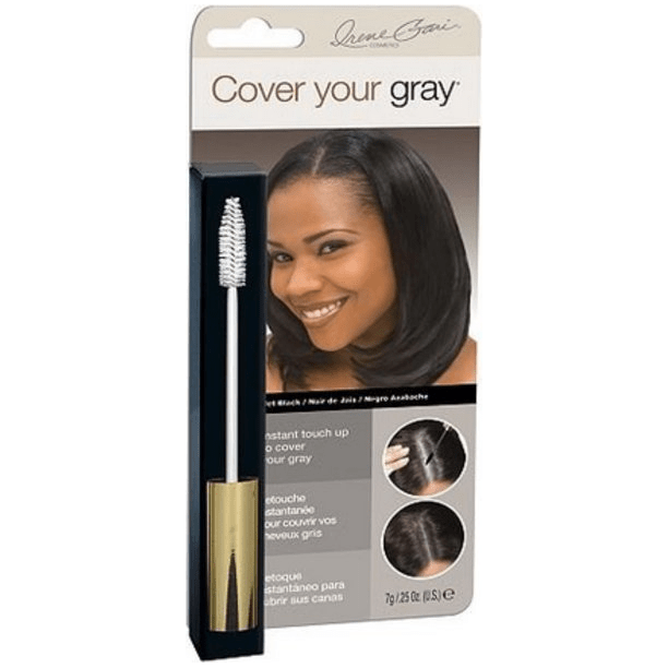 Irene Gari Irene Gari Cover Your Gray Brush In Black 0.25 oz Hair Color