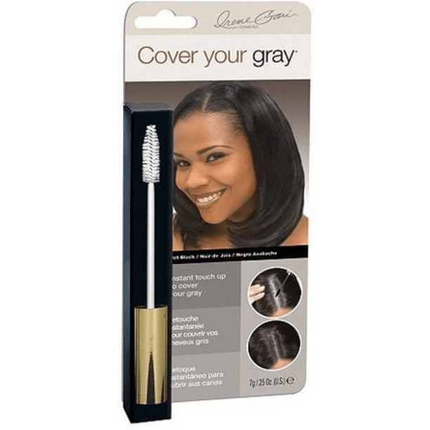 Irene Gari Cover Your Gray Brush In Black 0.25 oz
