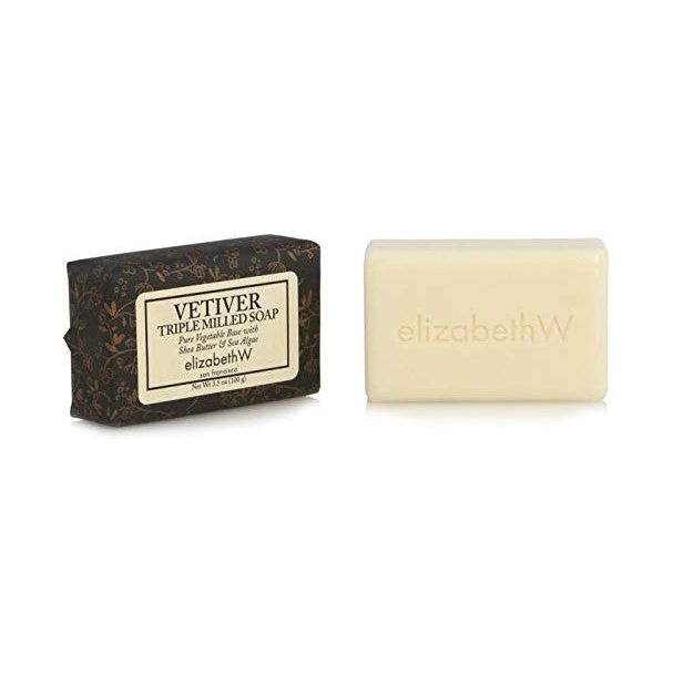 Elizabeth W Vetiver Triple Milled Bath Bar Soap 3.5oz