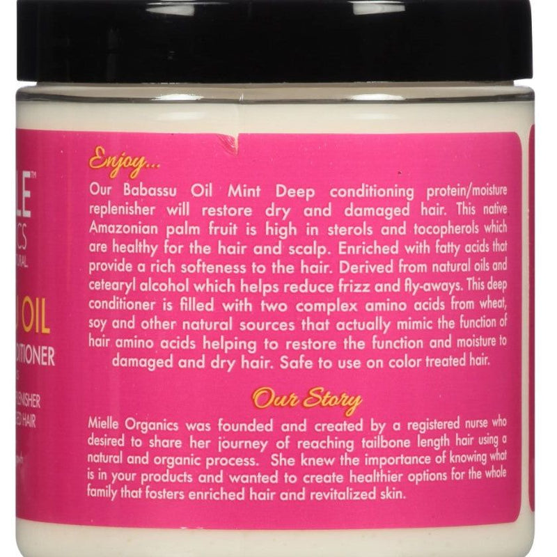 Mill's Beauty Supply Mielle Organics Babassu & Mint Conditioner Hair Conditioner