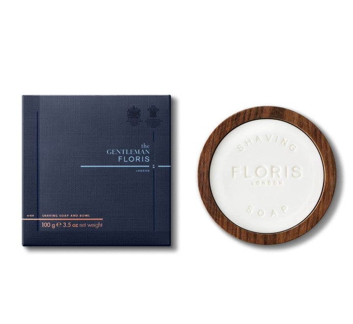 Floris London No. 89 Shaving Soap In A Wooden Bowl 100g