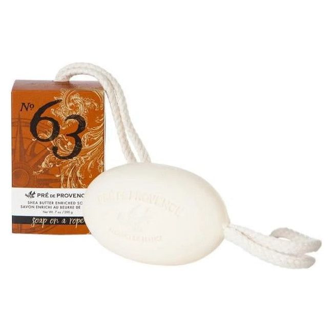 Pre De Provence Soap On A Rope No 63 Shea Butter 1 Large Bar 7 Oz