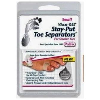 PediFix PediFix Visco Gel Stay Put Toe Separator 2 Count - Small Toe Separator