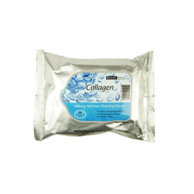 Beauty Treats Beauty Treats Collagen Makeup Remover Cleansing Tissues - 30 ct Cleansing Tissues