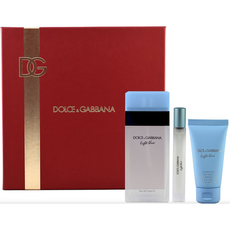Dolce & Gabbana Dolce & Gabbana Light Blue 3-Piece Fragrance Gift Set for Women Health & Beauty