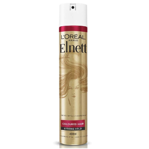 0 Loreal Paris Elnett Volume Flat Hair Strong Hold Hair Spray 400ml Breath Spray