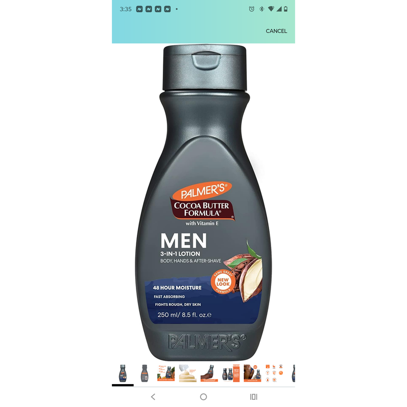 Mill's Beauty Supply Palmer's Cocoa Butter Formula Men 3-1 Lotion