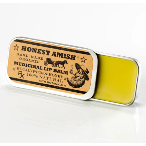 Honest Amish Honest Amish Eucaliptus & Honey Medicinal Lip Balm Lip Balm