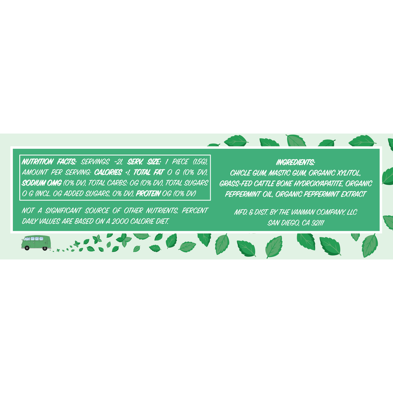 VanMan *New* VanMan's Remineralizing Chewing Gum