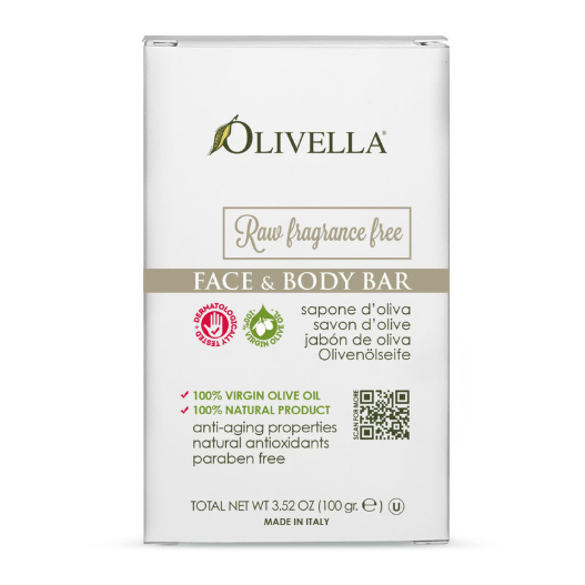 Olivella Olivella Fragrance Free Face and Body Bar 3.52 oz Face and Body Bar