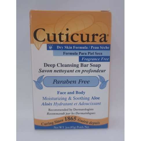 Cuticura Soap Cuticura Soap Dry Medicated Bar 3oz Bar Soap