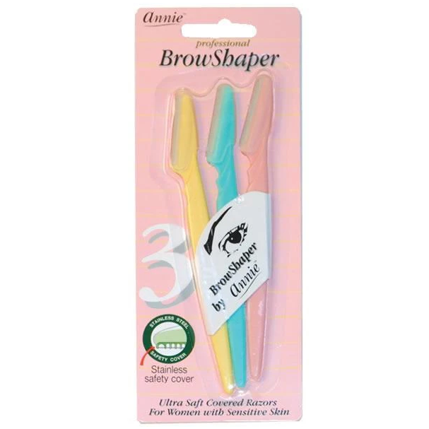 Annie Annie 3pcs Eyebrow Shaper Razors & Razor Blades