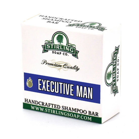 Stirling Soap Co Stirling Soap Co. Executive Man Shampoo Bar 3.8 Oz Shampoo Bar