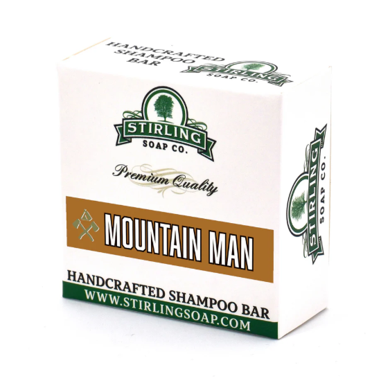 Stirling Soap Co Stirling Soap Co. Mountain Man Shampoo Bar 3.8 Oz Shampoo Bar