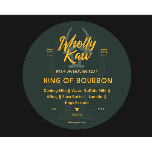 WhollyKaw Wholly Kaw King of Bourbon Shaving Collection Shaving Set