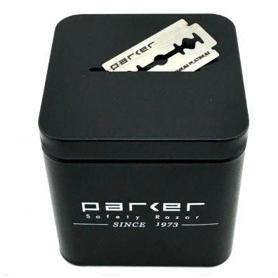 Parker Parker All Metal Razor Blade Disposal Bank Razor Blade Disposal Bank
