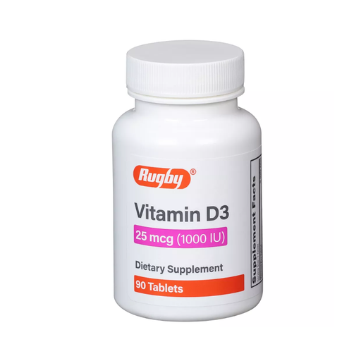 Solgar Rugby Vitamin D3 25 mcg (1000 IU), 90 Count Vitamins & Supplements
