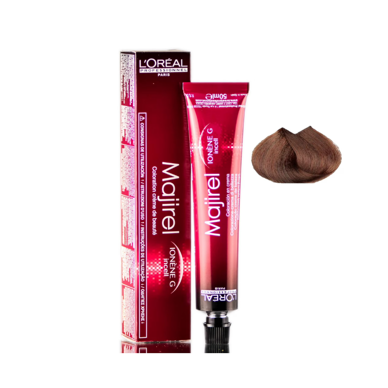 0 Loreal Professionnel Paris Majirel 6.45/6CRv Dark Copper Mahogany Blonde Permanent Hair Color Ionene G Incell 1.7 Ounce 50 Milliliters Hair Color