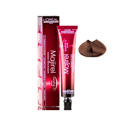 0 Loreal Professionnel Paris Majirel 6.45/6CRv Dark Copper Mahogany Blonde Permanent Hair Color Ionene G Incell 1.7 Ounce 50 Milliliters Hair Color