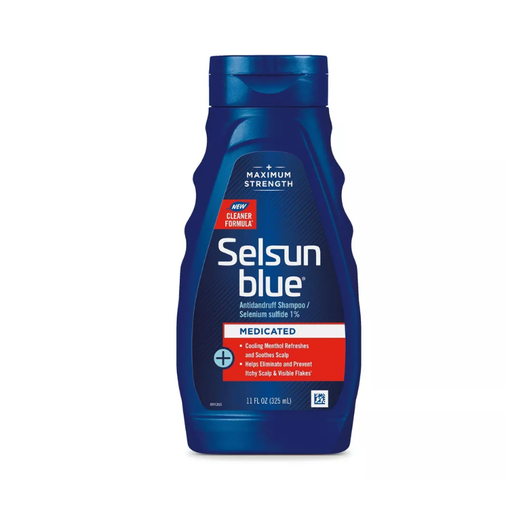 Selsun Blue Selsun Blue Antidandruff Shampoo, Maximum Strength, Medicated 11 Fl Oz Shampoo