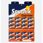 Gillette Sputnik Cnythnk Teflon Coated Double Edge (DE) Razor Blades 20 x 5 Blades Stainless Steel Cleaners & Polishes