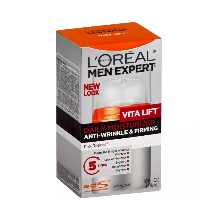 Loreal Loreal L Oreal Paris Men Expert Vita Lift Daily Moisturizer 1.6 Fl Oz Skin Care Gray