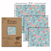 SmartPursue™ Eco-Friendly Reusable Food Wraps beeswax food wraps
