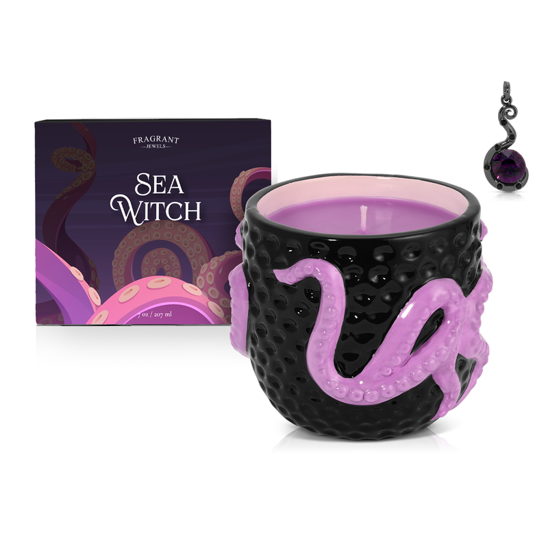 Fragrant Jewels Sea Witch - Jewel Candle Ceramic Jewel Candle
