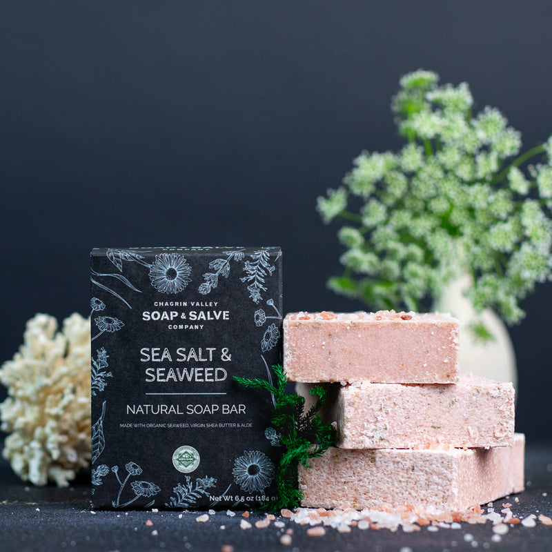 Chagrin Valley Soap & Salve Natural Soap: Sea Salt & Seaweed Spa Soap