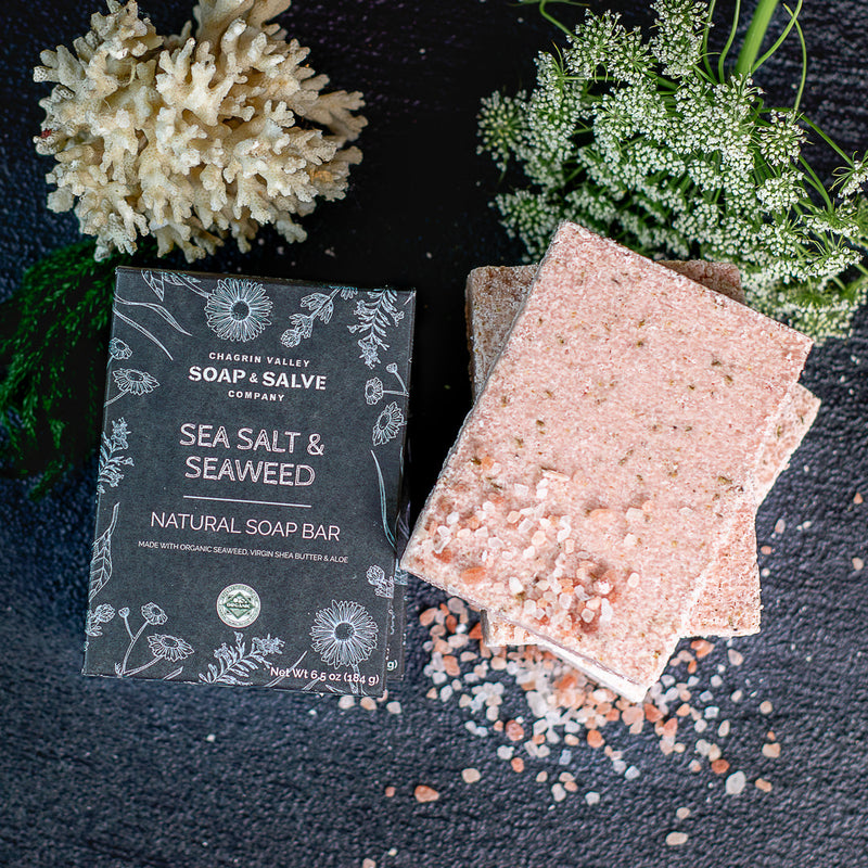 Chagrin Valley Soap & Salve Natural Soap: Sea Salt & Seaweed Spa Soap