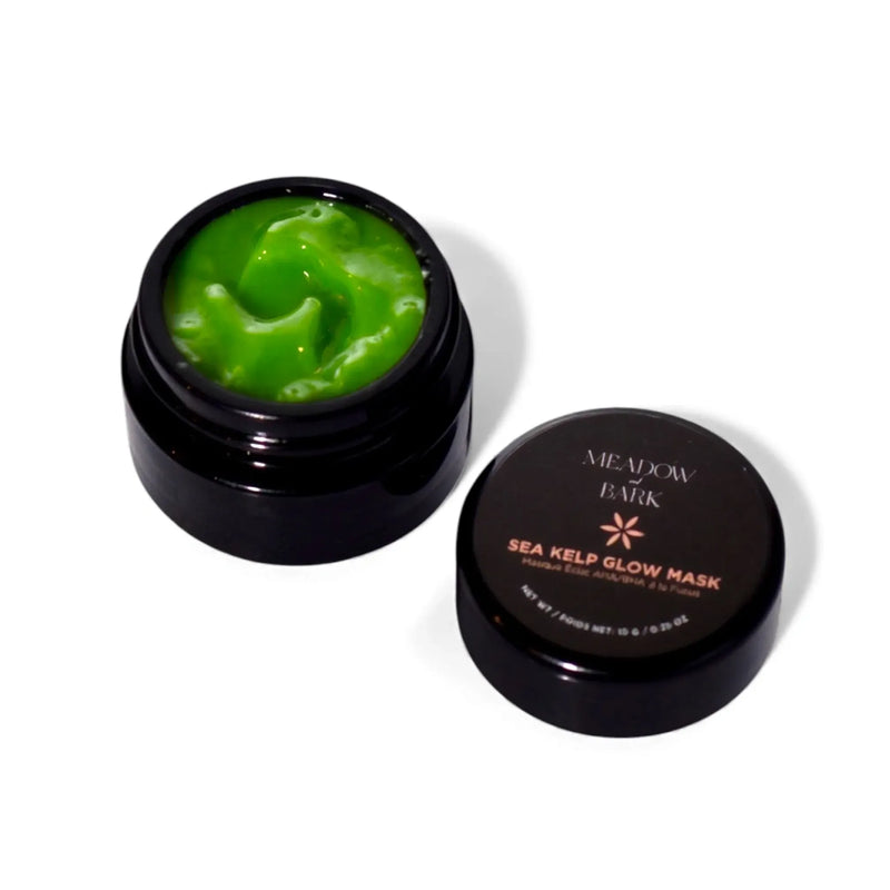 Meadow and Bark Sea Kelp AHA/ BHA Glow Mask & Brush