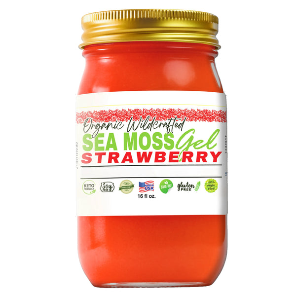 Sea Moss Lyfe Strawberry Sea Moss Gel 16oz