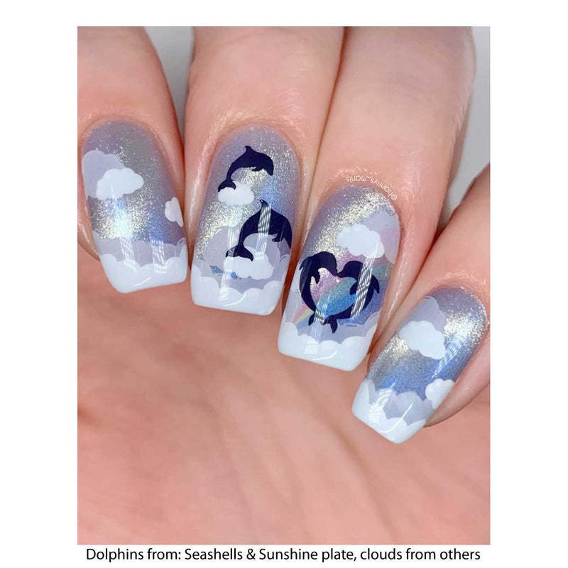 UberChic Beauty Seashells & Sunshine Stamping Plate