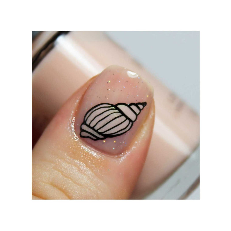 UberChic Beauty Seashells Aplenty Stamping Plate