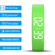 SmartPursue™ LED Digital Smart Bracelet Vibrating Alarm Clock Waterproof Clock Smart bracelet