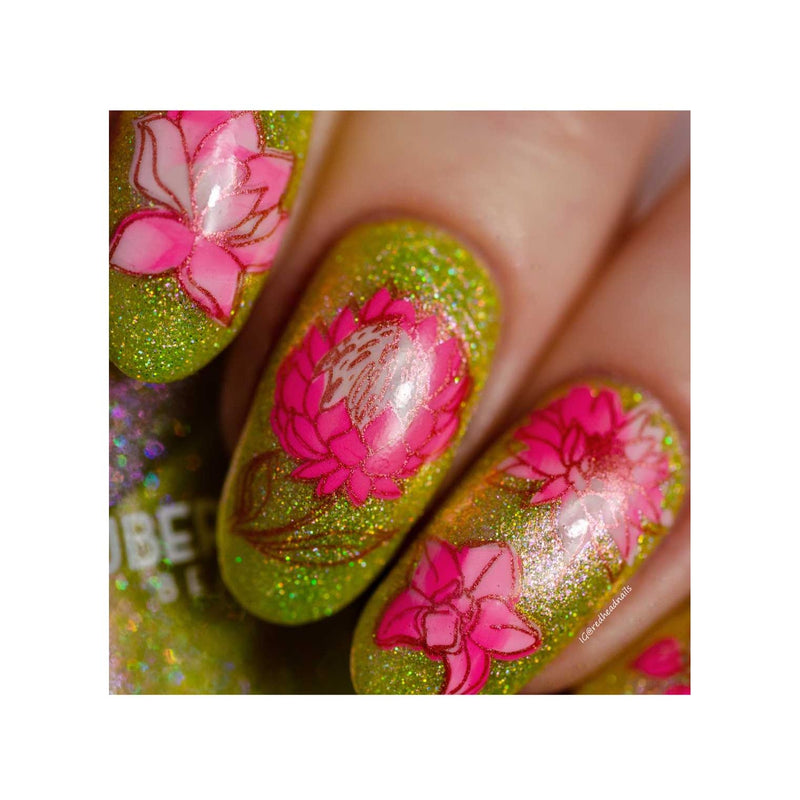 UberChic Beauty Secret Garden-02 Stamping Plate