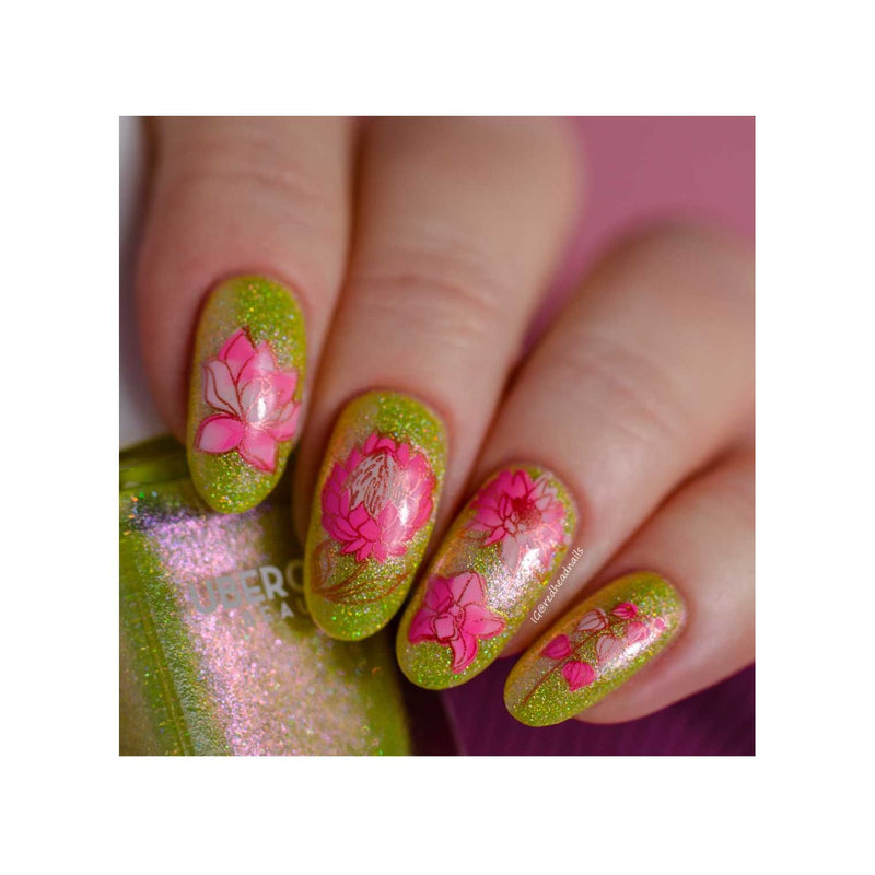 UberChic Beauty Secret Garden-02 Stamping Plate