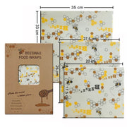 SmartPursue™ Eco-Friendly Reusable Food Wraps beeswax food wraps