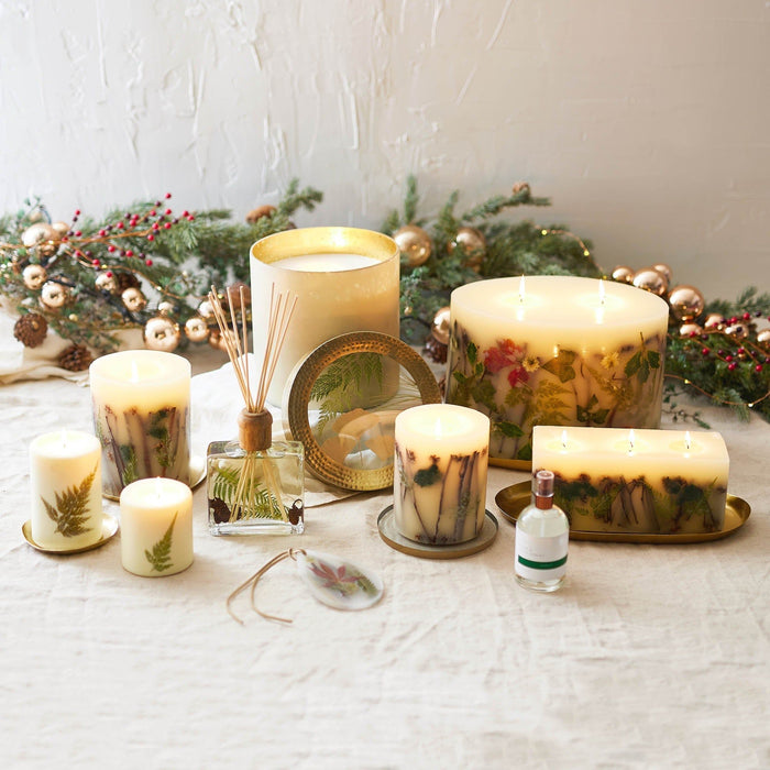 Forest Small Round Botanical Candle