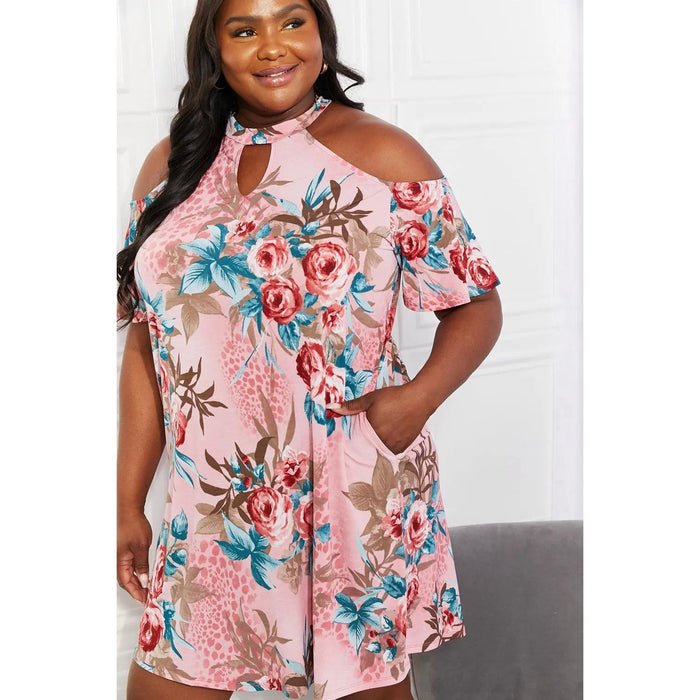 Sew In Love | Fresh-Cut Flowers Cold-Shoulder Dress