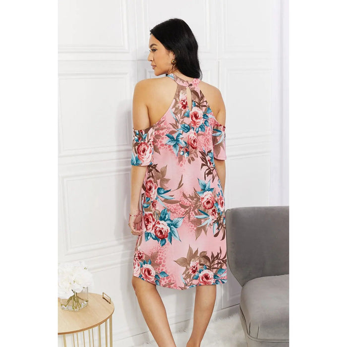 Sew In Love | Fresh-Cut Flowers Cold-Shoulder Dress