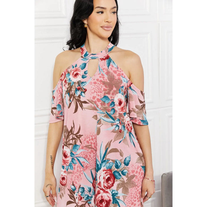 Sew In Love | Fresh-Cut Flowers Cold-Shoulder Dress