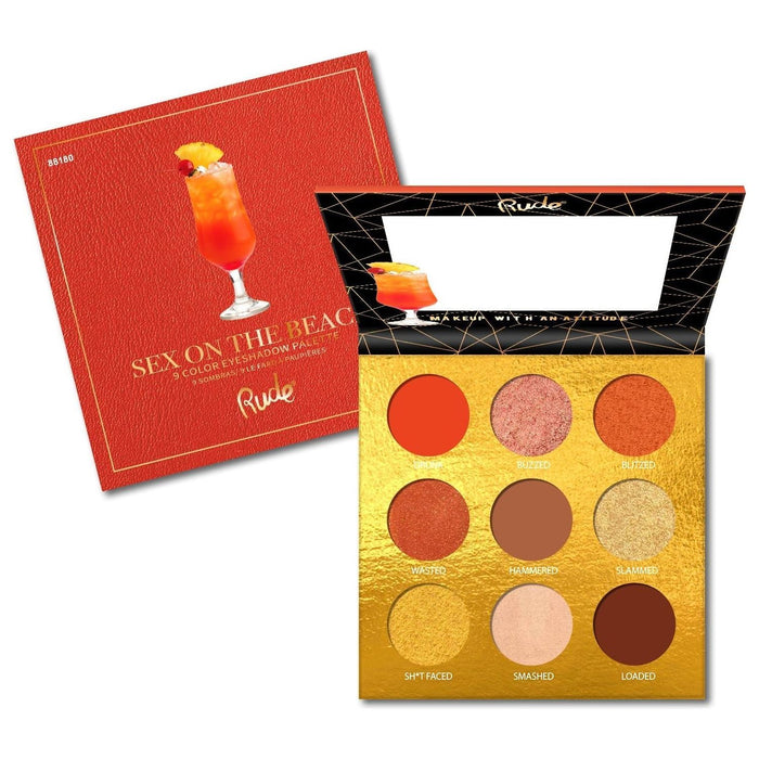 Rude Cosmetics - Rude Cosmetics - Cocktail Party 9 Eyeshadow Palette - Sex on The Beach